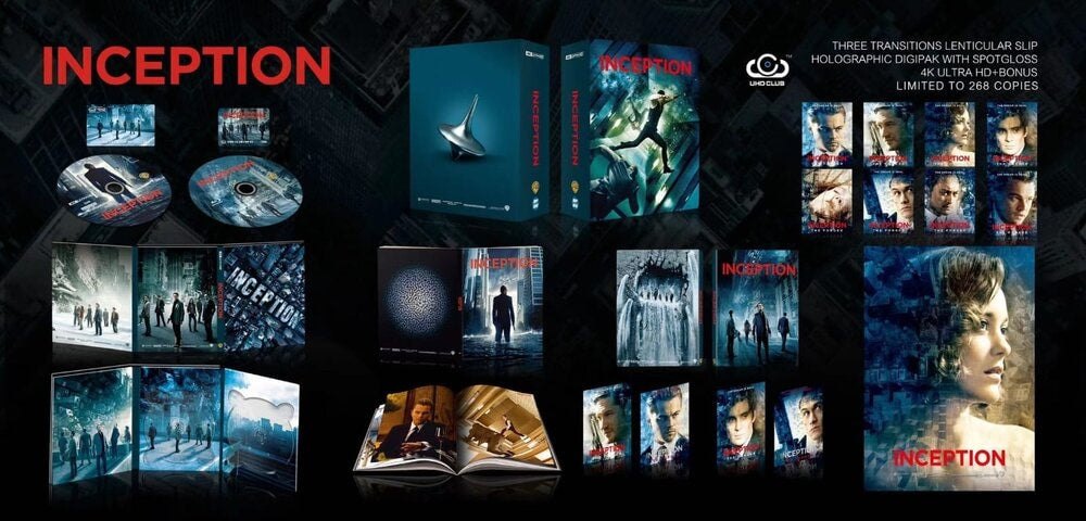 Inception 4K + Bonus (BD) Digipack DP05 UHD Club Limited Edition