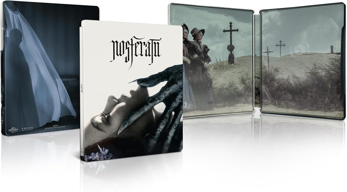 Nosferatu Ultimate Collectors Edition 4K Blu-ray Steelbook (Includes Theatrical & Extended Cut) - PREORDER