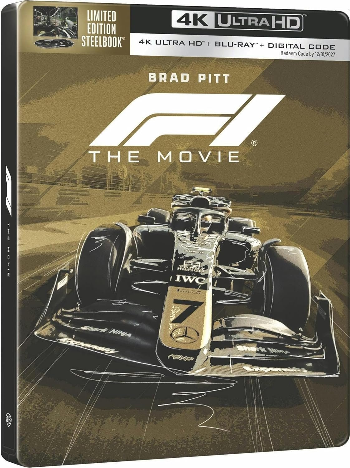 F1: The Movie 4K Steelbook Limited Edition (4K Ultra HD + Blu-ray + Digital)