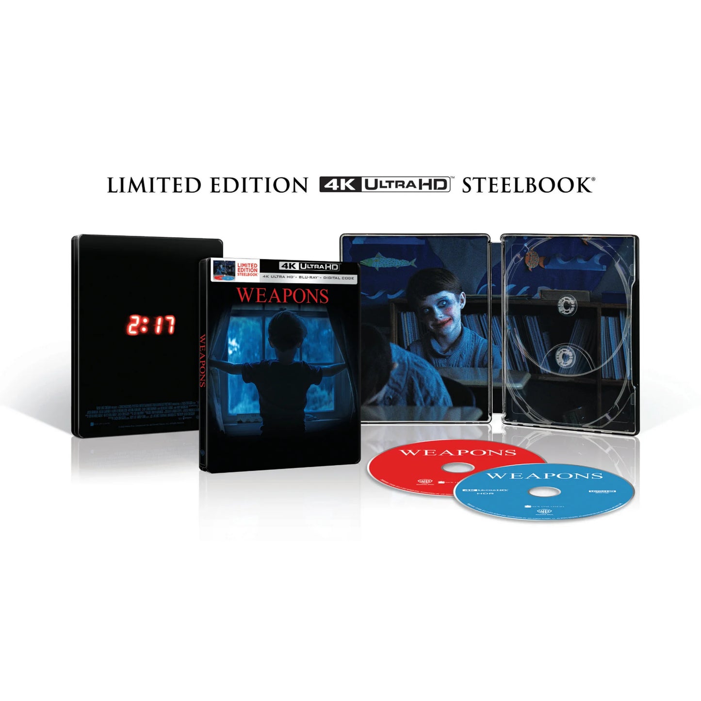 Weapons 4K Ultra HD Steelbook + Blu-ray + Digital 4K