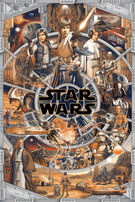 Star Wars (An Epic Saga)- Ise Ananphada (2020) Variant Screen Print
