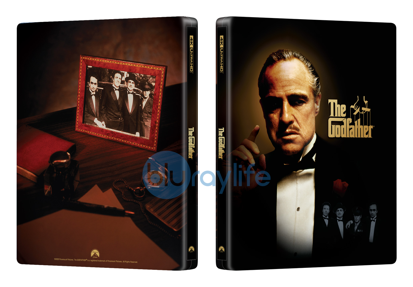 The Godfather 4K Blu-ray Steelbook Manta Lab Exclusive ME#86 Double Lenticular Full Slip A - PREORDER