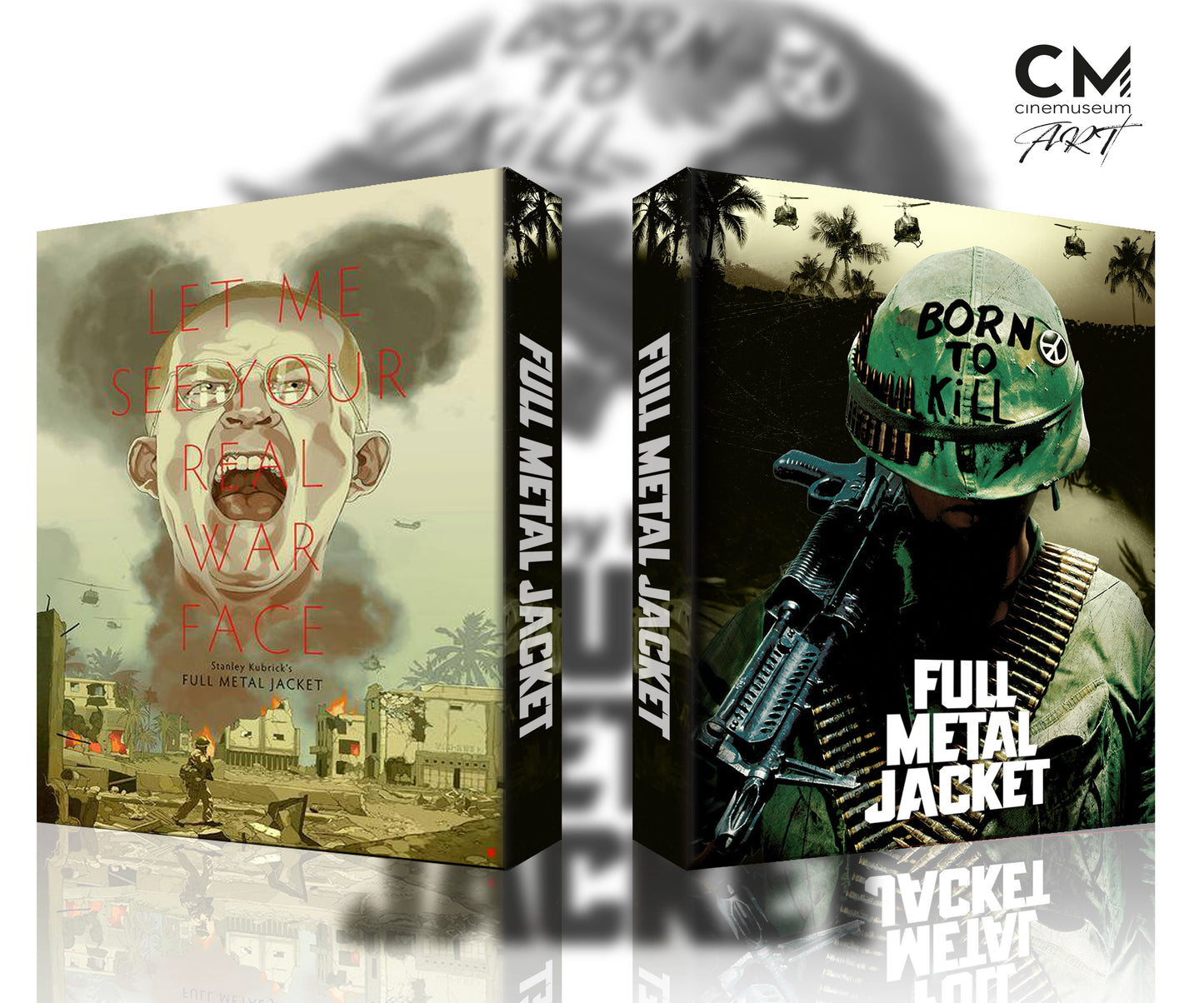 Full Metal Jacket Cinemusem CMA#06 Blu-ray Steelbook Lenticular Full Slip