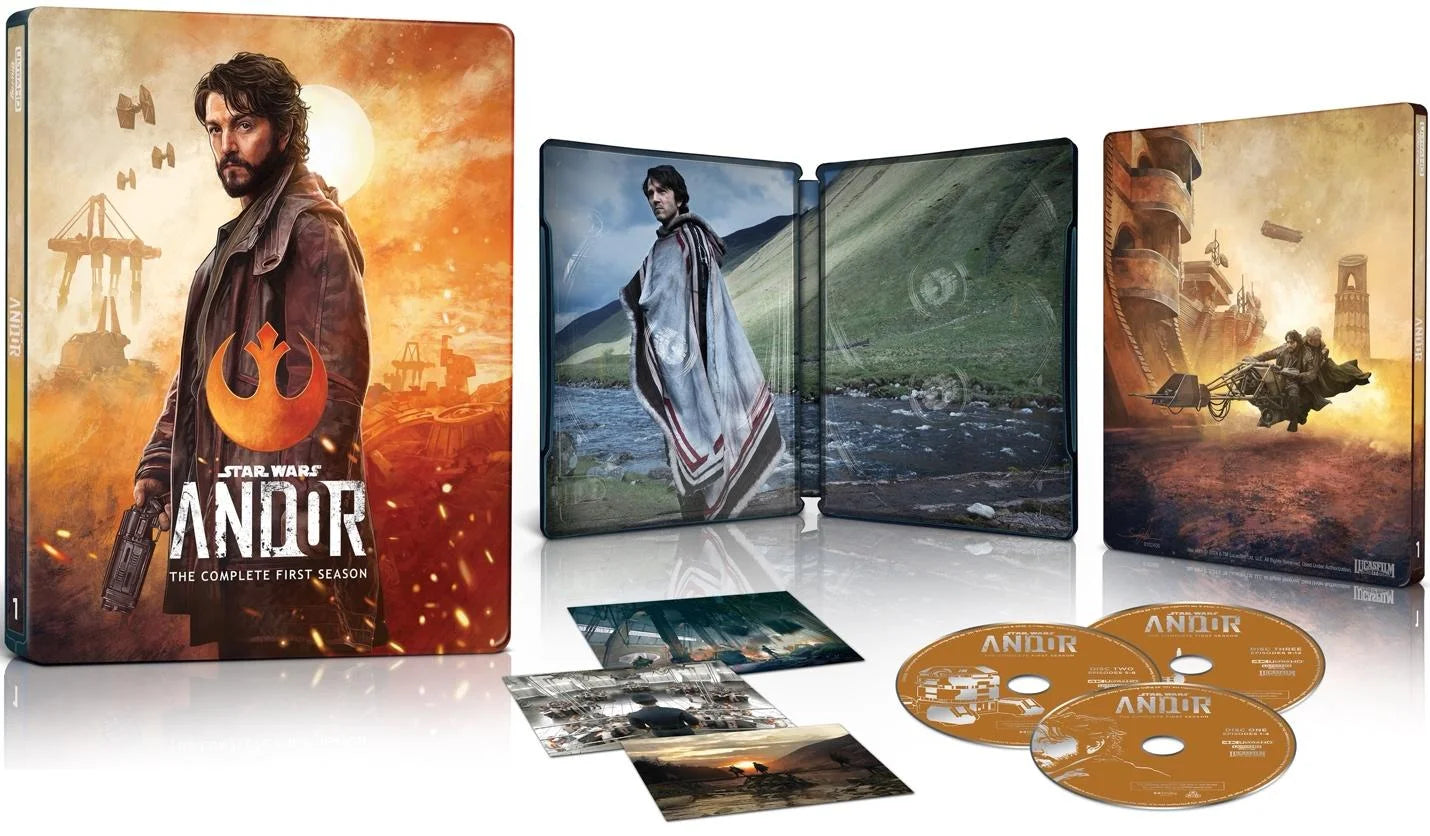 Moon Knight Season 1, The Falcon And The Winter Solder Season 1, Obi-Wan Kenobi Season 1 & Andor Season 1 4K UHD Steelbook Bundle - Pre-Order