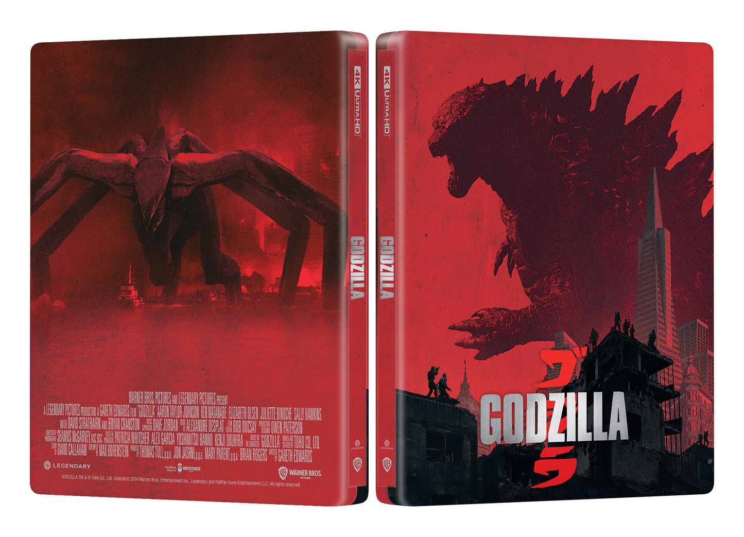 Godzilla 4K Blu-ray Steelbook Manta Lab Exclusive ME#42 Double Lenticular Full Slip B