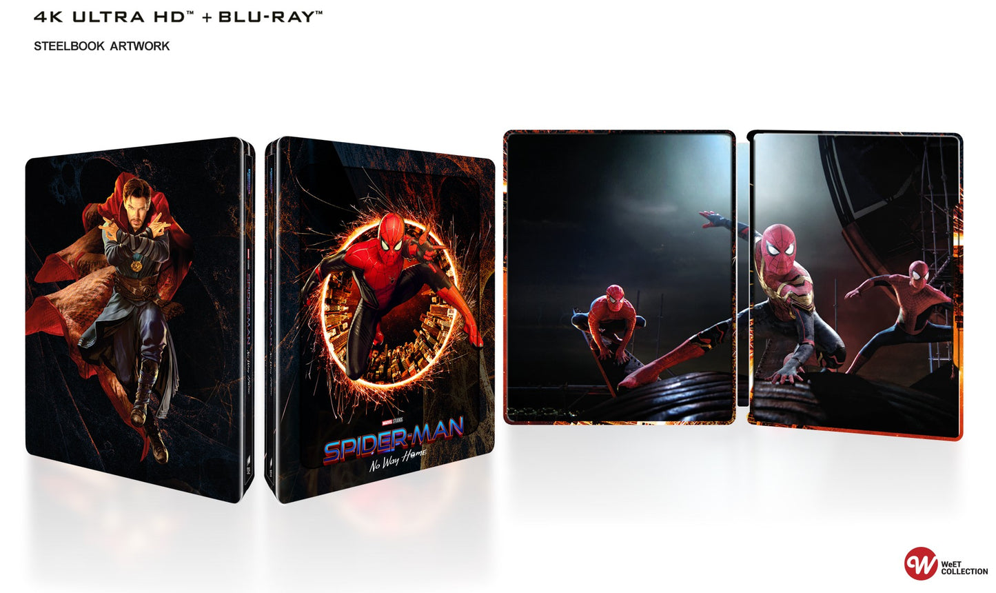 Spider-Man : No Way Home 4K Blu-ray Steelbook WeET Collection Exclusive #20 Lenticular Full Slip B2 - PREORDER