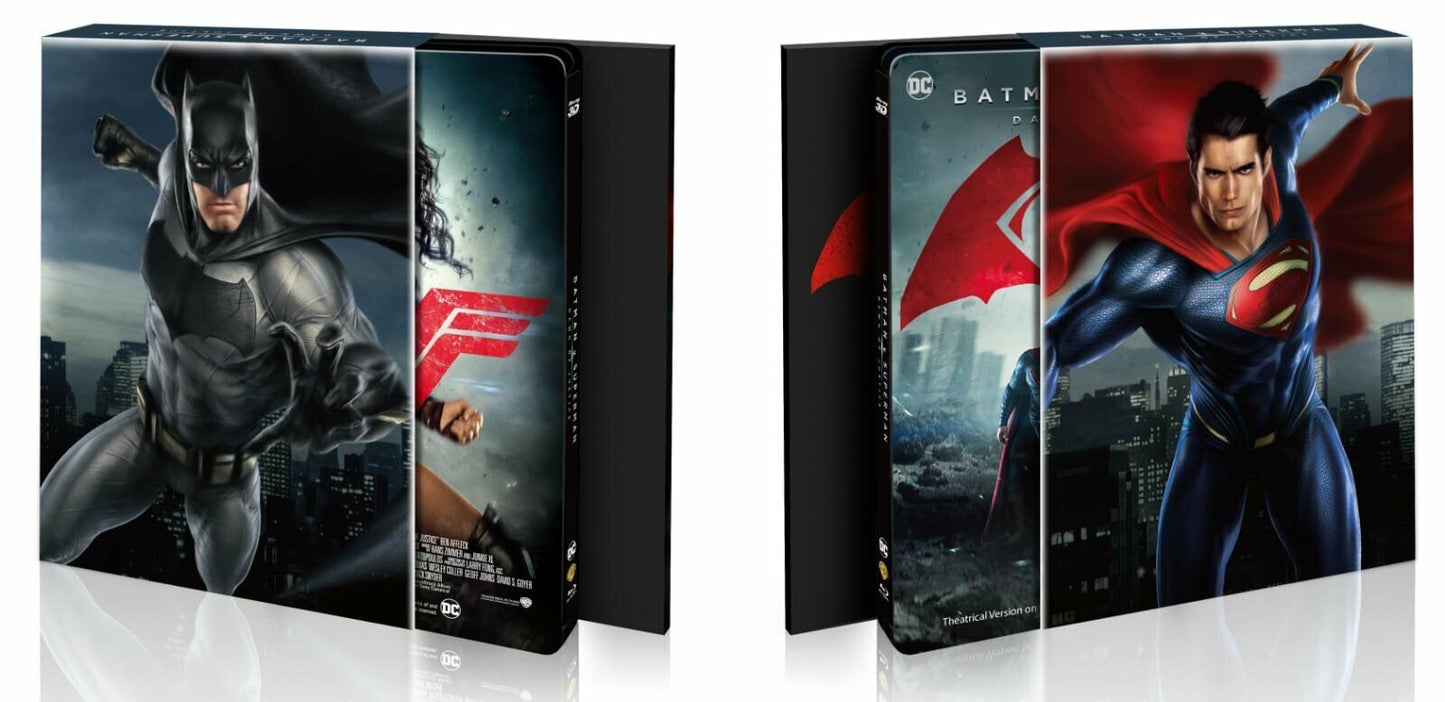 Batman v Superman: Dawn of Justice 3D+2D Blu-ray Steelbook HDzeta Exclusive Special Edition Gold Label