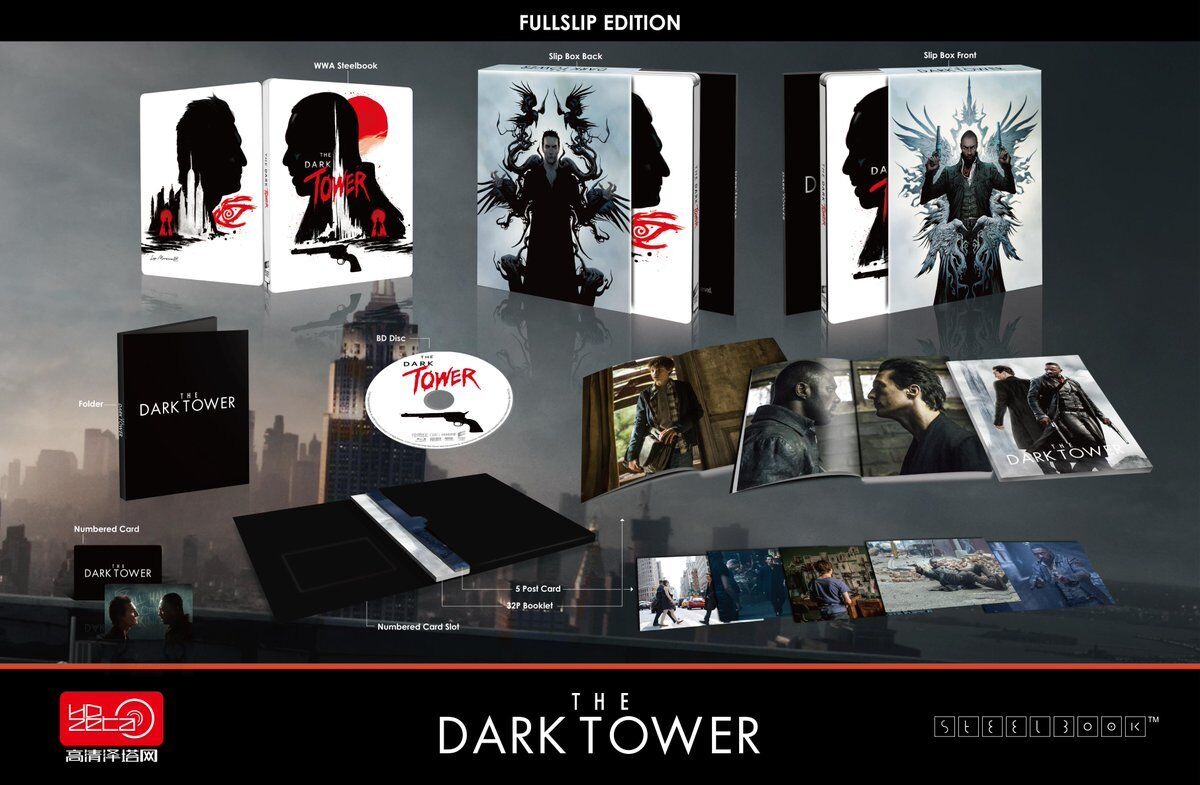 The Dark Tower Blu-ray Steelbook Full Slip HDzeta Silver Label
