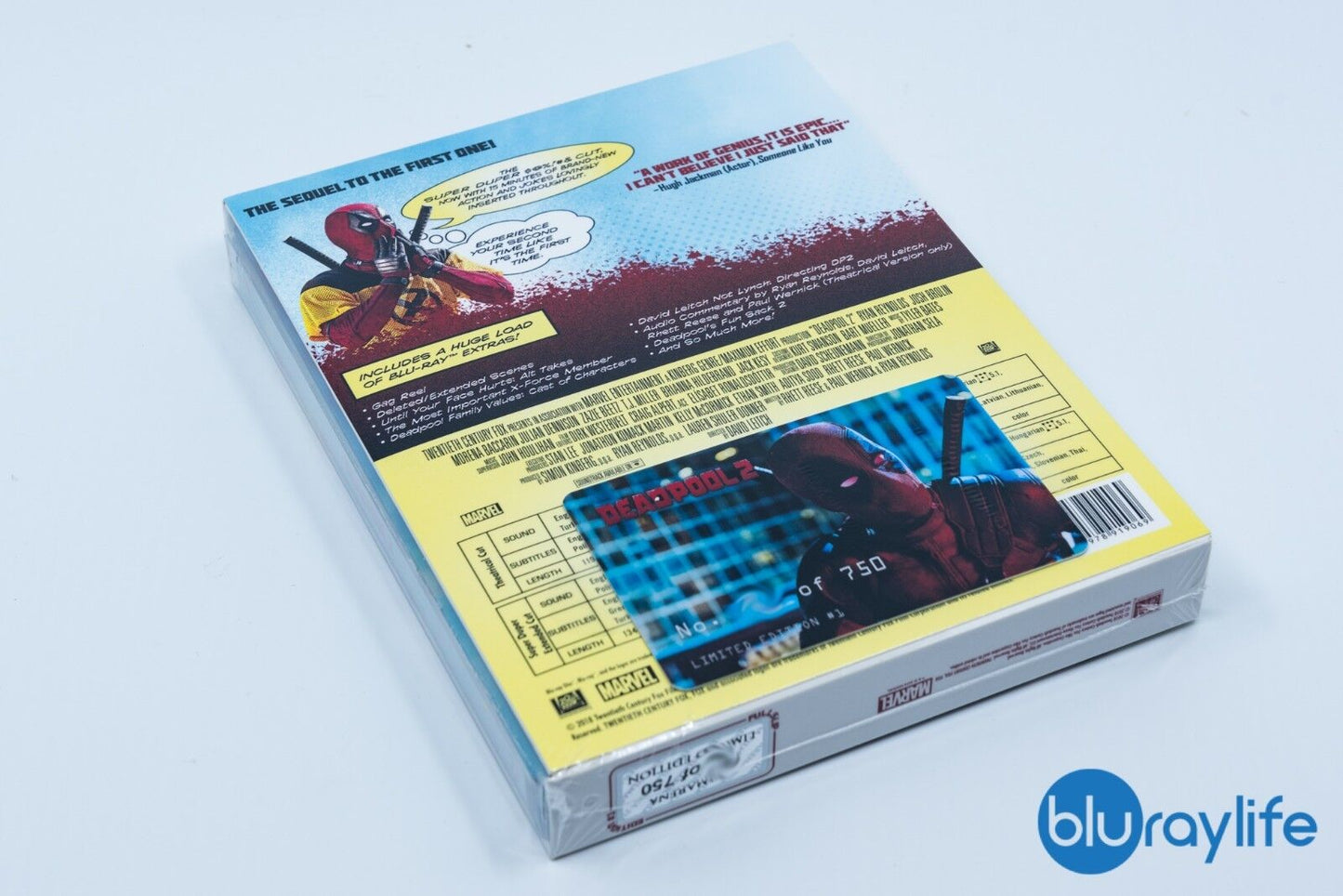 Deadpool 2 4K Blu-ray Steelbook Filmarena Collection #107 E1 + E2 +E3 One Click Set