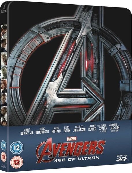 Avengers Age Of Ultron 3D Blu-Ray Steelbook Zavvi Exclusive
