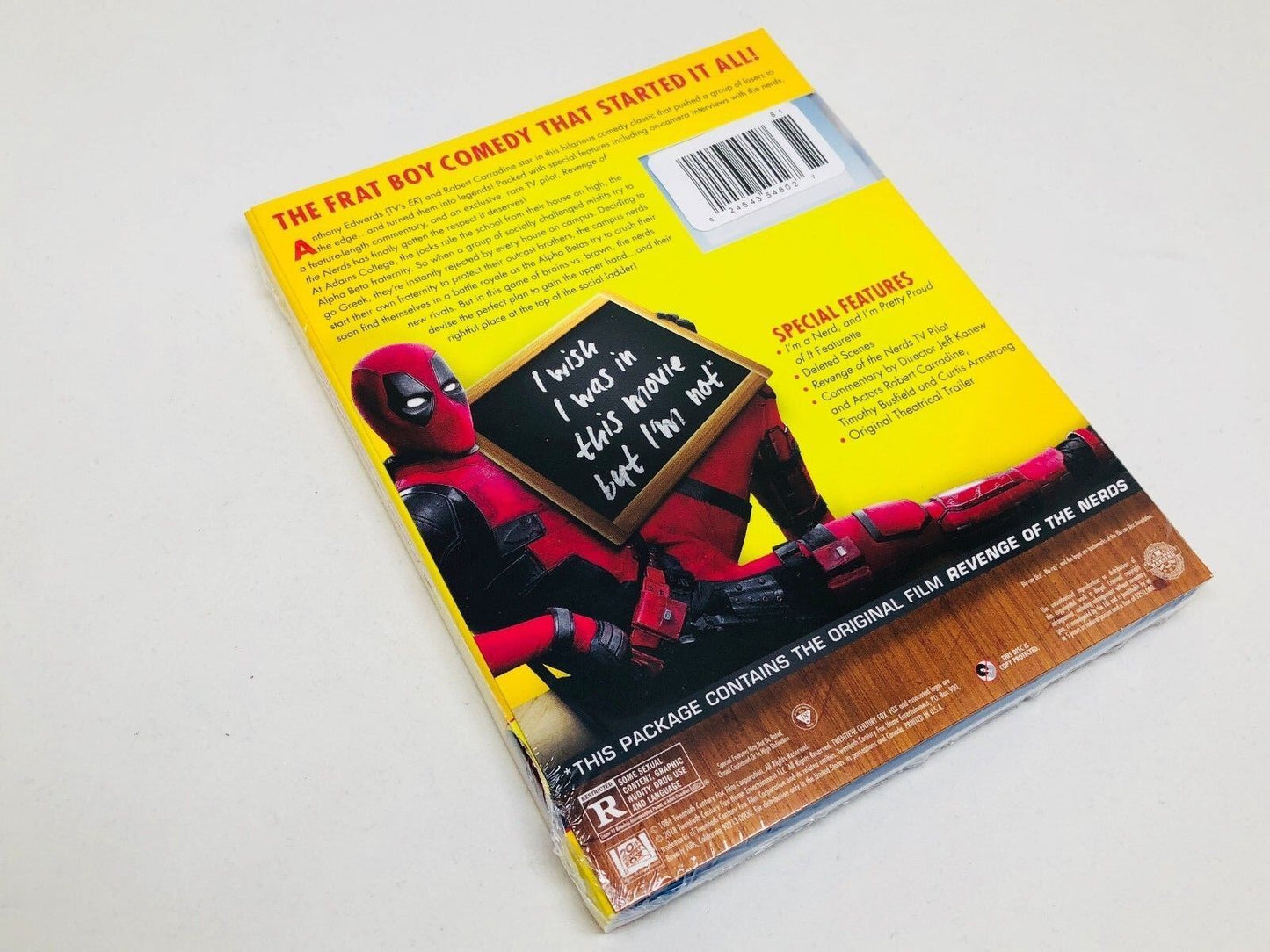 Revenge Of The Nerds Blu-Ray - Deadpool Photobomb Walmart Exclusive & Movie Cash