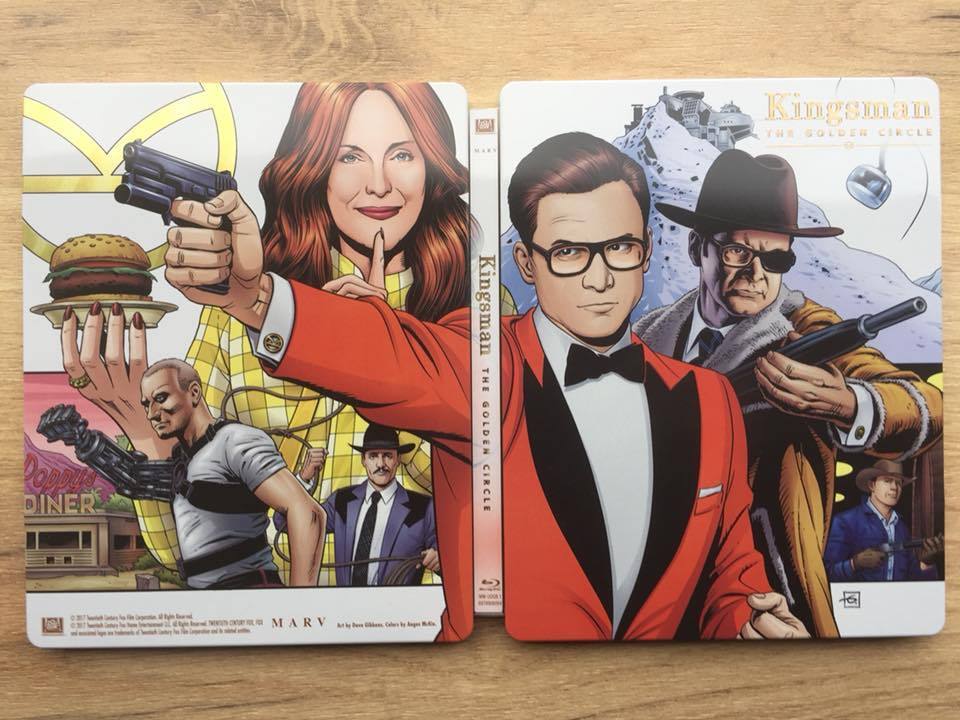Kingsman: The Golden Circle Blu-ray Steelbook Filmarena Collection #93 Full Slip