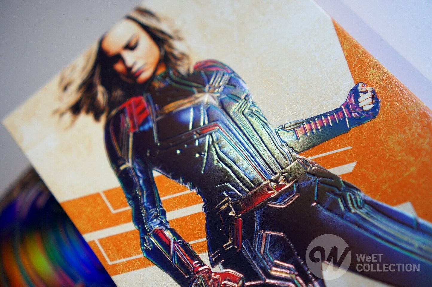 Captain Marvel 4K +2D Blu-ray Steelbook WeET Collection Exclusive #5 Full Slip A1