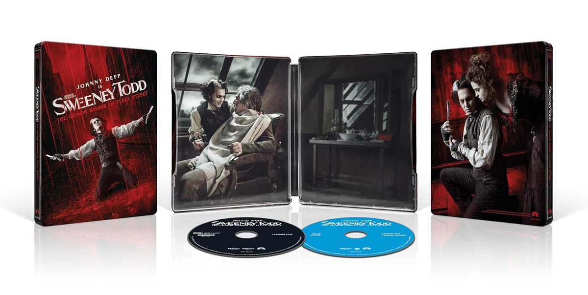 [USA] Sweeney Todd: The Demon Barber of Fleet Street (2026): 4K UHD Blu-ray Steelbook Pre-Order Added