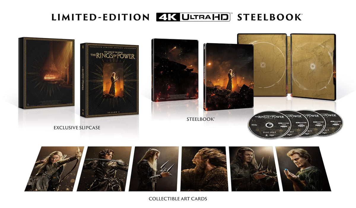 [USA] The Lord of the Rings: The Rings of Power Season 2 (2026): 4K UHD Blu-ray Limited Edition SteelBook Pre-Order Added