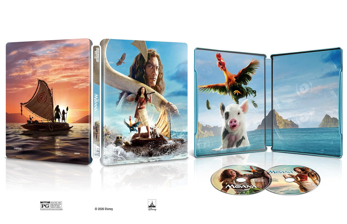 [USA] Moana (Live Action) (2026): 4K UHD Blu-ray Limited Edition SteelBook Pre-Order Added