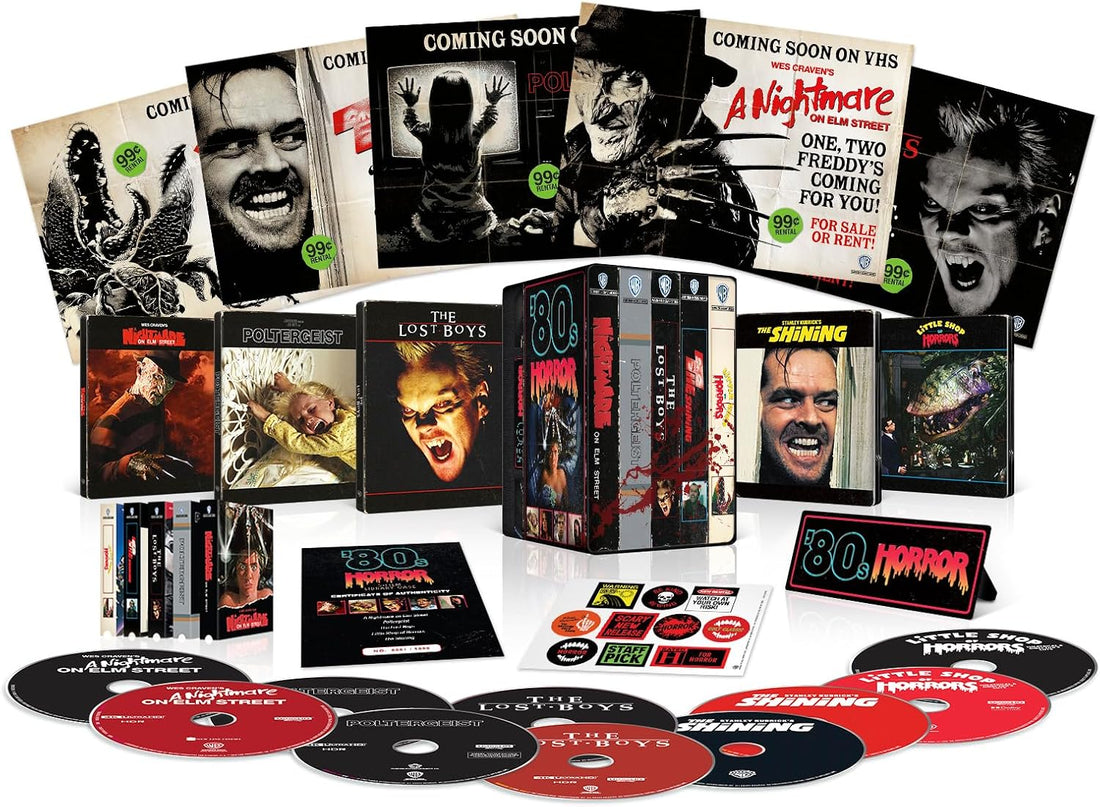 [UK] 80s Horror Steelbook Library Case: 4K UHD Blu-ray Limited Edition Pre-Order Added