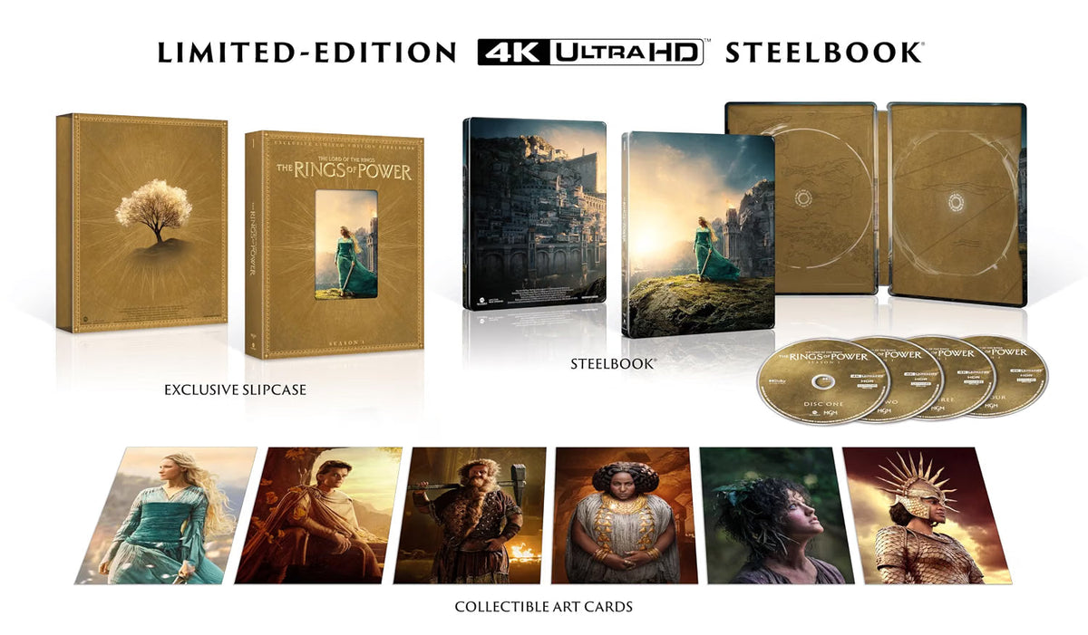 [USA] The Lord of the Rings: The Rings of Power - Season 1 (2026): 4K UHD Blu-ray Limited Edition SteelBook Pre-Order Added
