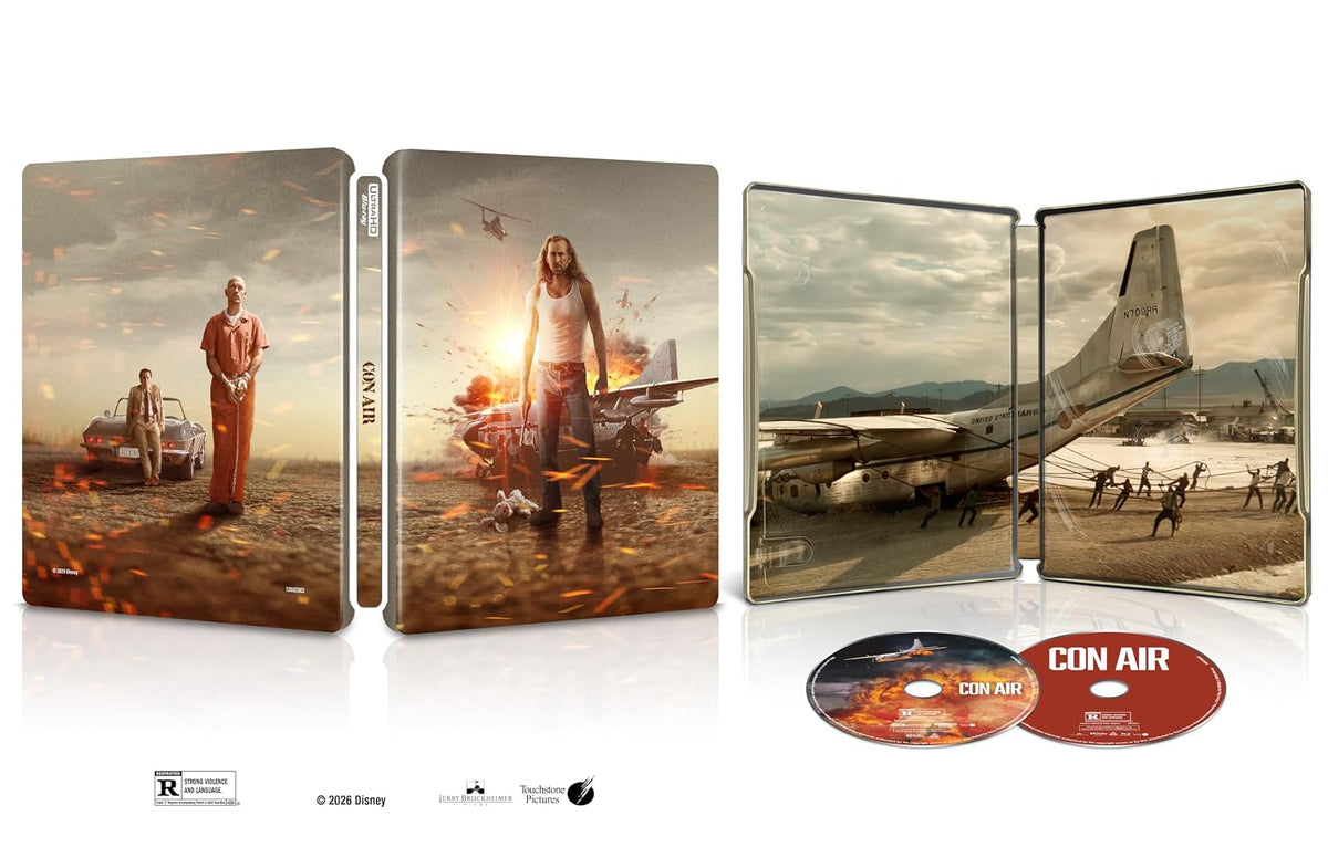 [USA] Con Air (1997): 4K UHD Blu-ray Limited Edition SteelBook Pre-Order Added