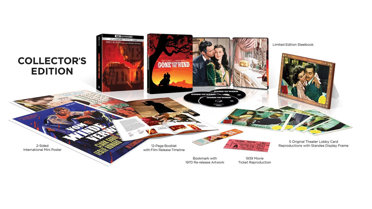[USA] Gone With The Wind Anniversary Collection (Walmart Exclusive) (2026): 4K UHD Blu-ray Steelbook Pre-Order Is Live