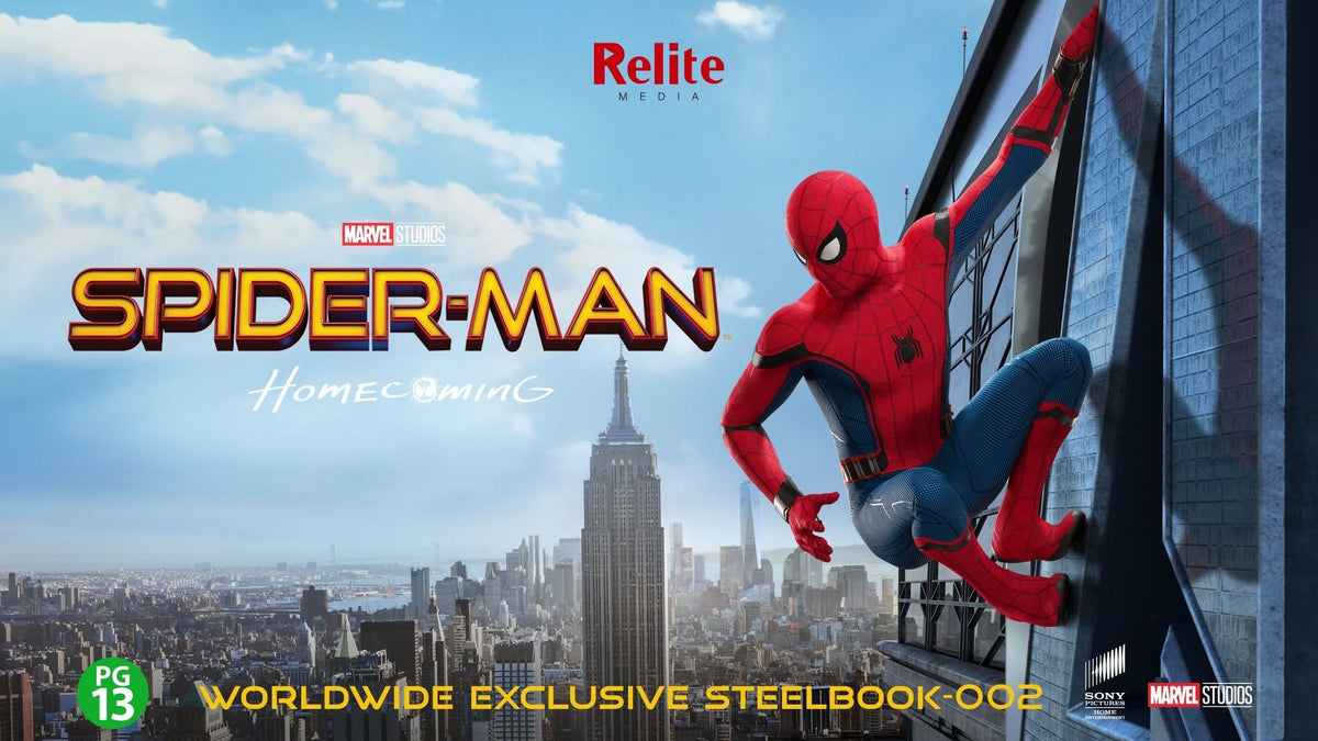 Relite Media Announces Spider-Man: Homecoming WEA Steelbook