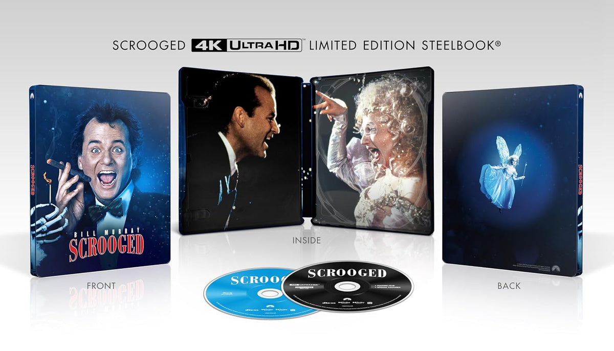 [USA] Scrooged (1988): 4K UHD Blu-ray Limited Edition SteelBook Pre-Order Added