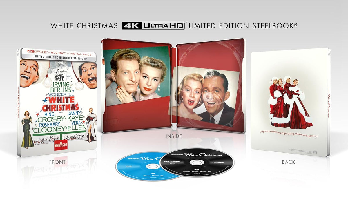 [USA] White Christmas (1954): 4K UHD Blu-ray Limited Edition SteelBook Pre-Order Added