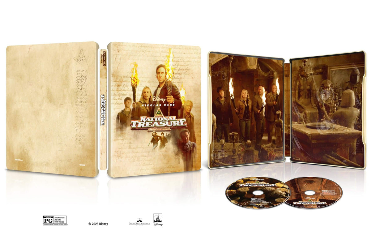 [USA] National Treasure (2004): 4K UHD Blu-ray Limited Edition SteelBook Pre-Order Added