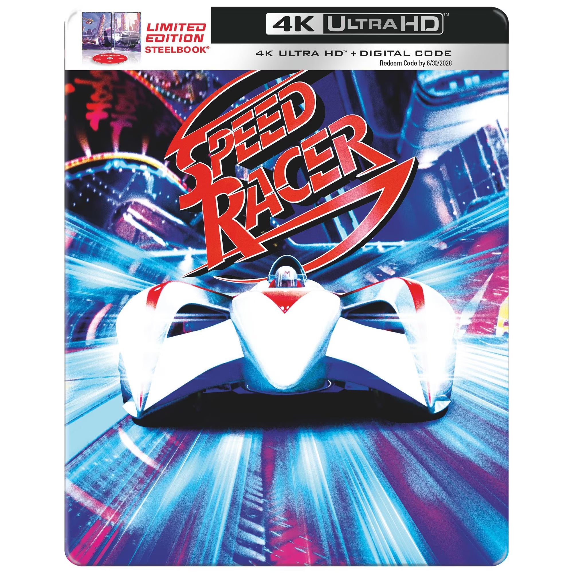 Speed Racer 4K Ultra HD Steelbook + Blu-ray + Digital 4K