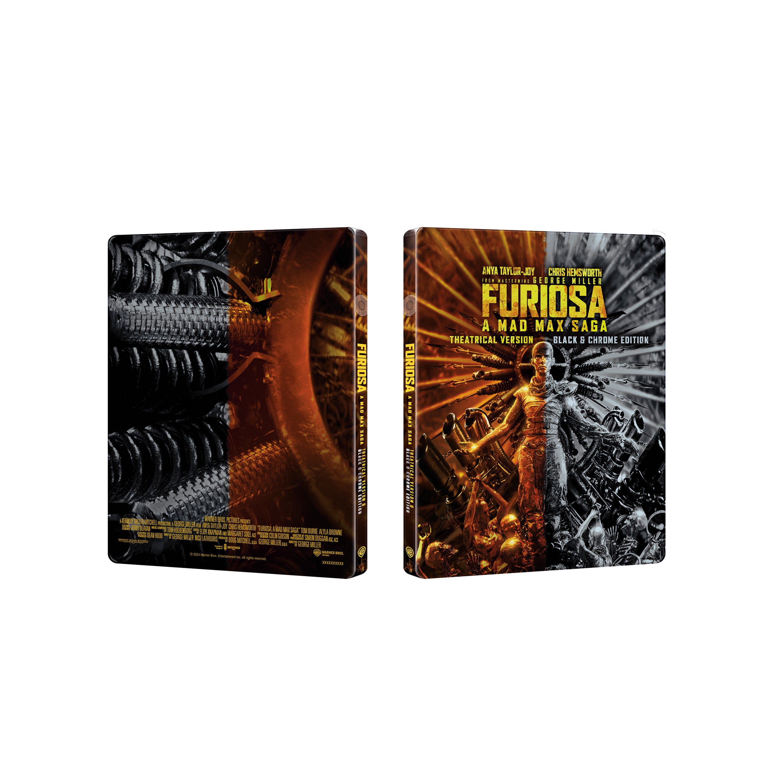 Furiosa : La Saga Mad Max - Édition Steelbook Blu-ray 4K Noir et Chrome