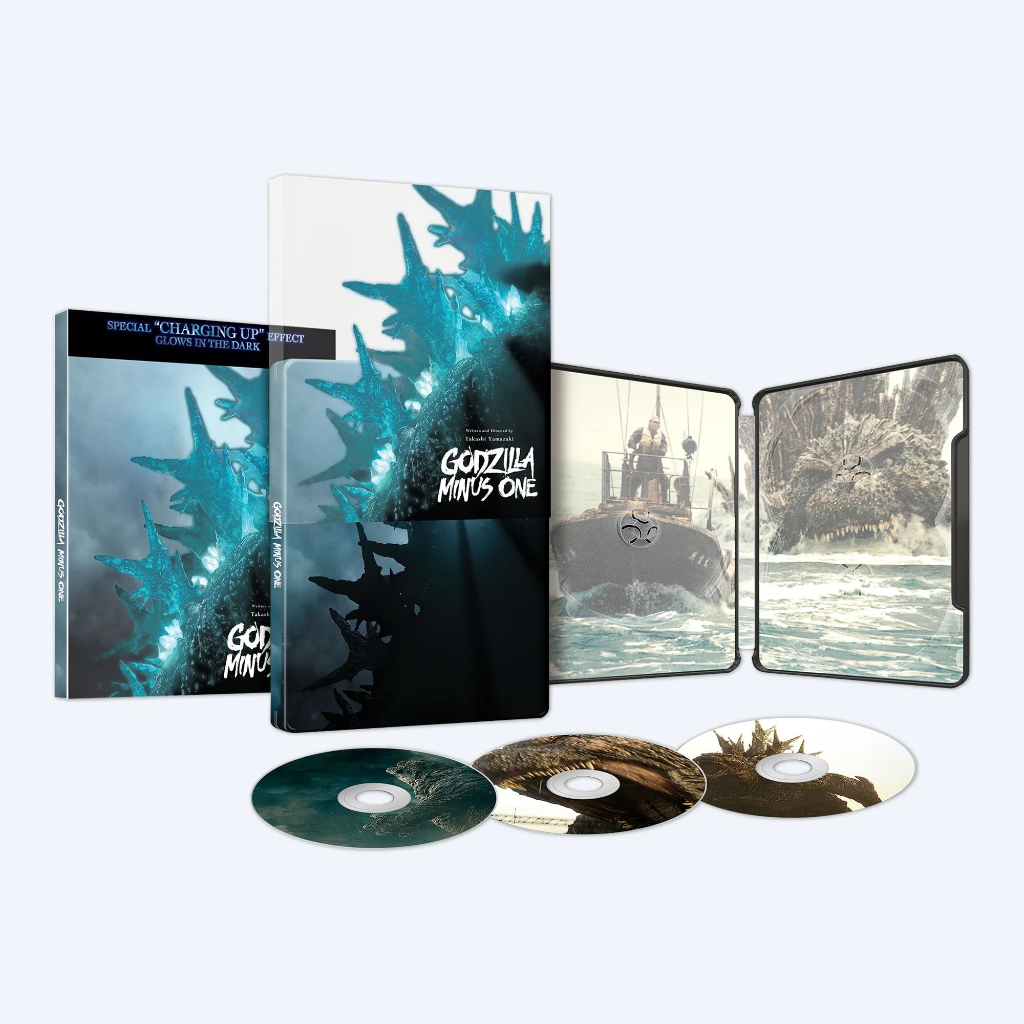 Godzilla Minus One 4K Ultra HD + Blu-ray + Bonus Limited Charge-Up Edition Steelbook - PREORDER
