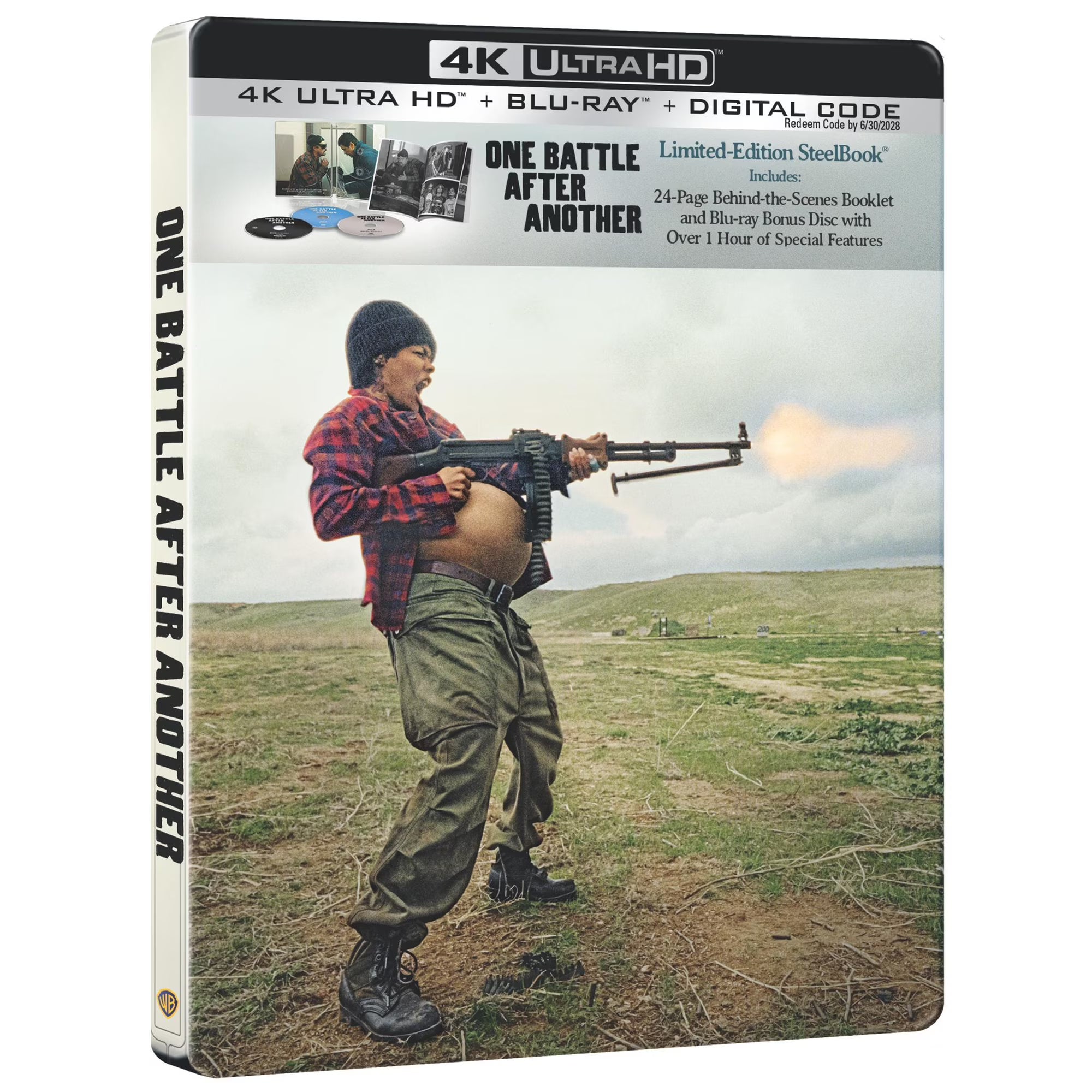 One Battle After Another 4K Ultra HD Steelbook + Blu-ray + Digital 4K