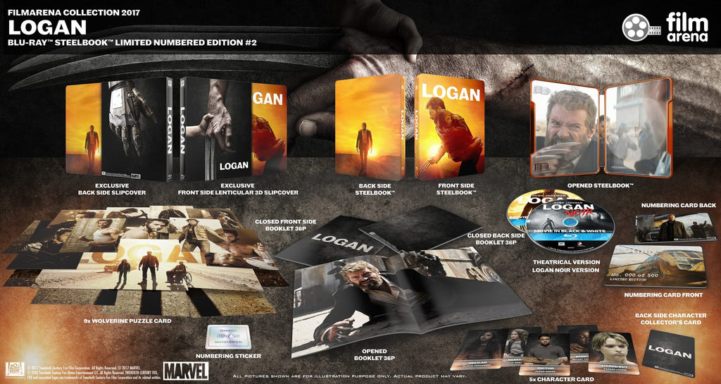 Coffret collector Blu-ray Steelbook Logan Filmarena Collection #77 E4 Maniacs, édition 4