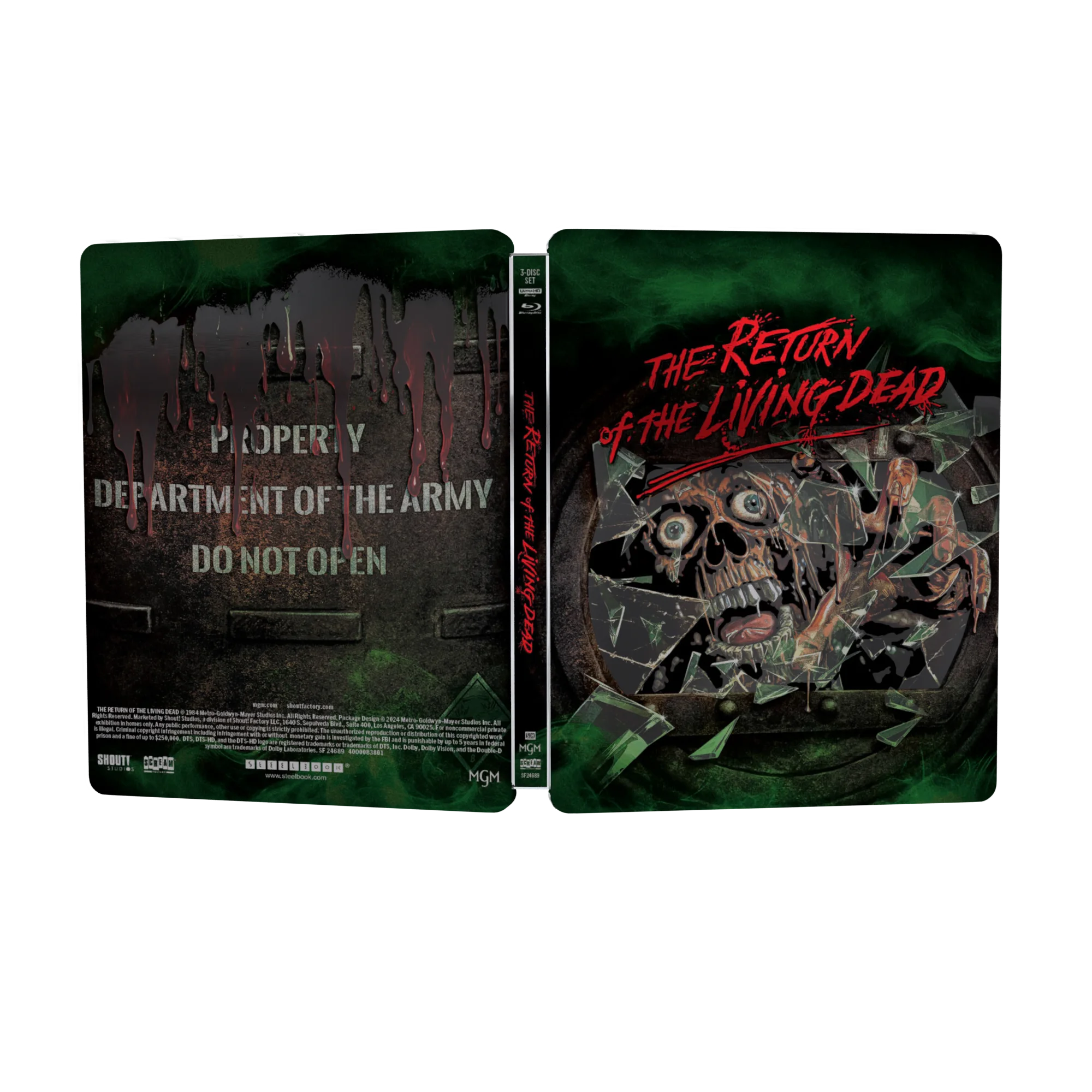 Le Retour des morts-vivants (édition Steelbook exclusive Walmart : 4K Ultra HD + Blu-ray)