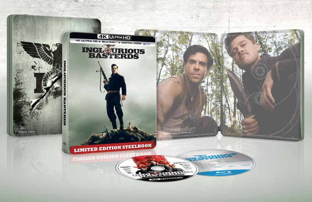 Inglourious Basterds Steelbook (4K UHD + Blu-ray + Digital) Best Buy Exclusive