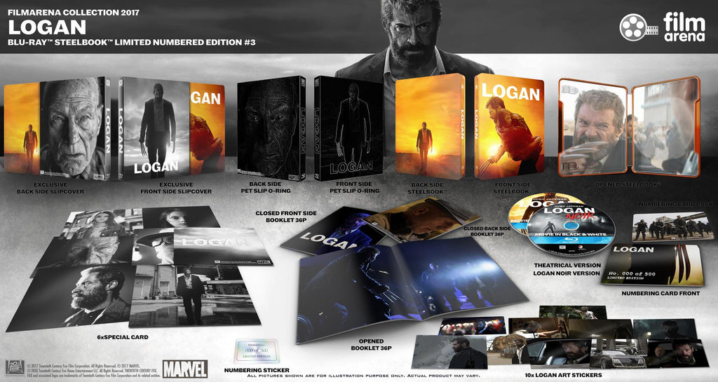 Coffret collector Blu-ray Steelbook Logan Filmarena Collection #77 E4 Maniacs, édition 4