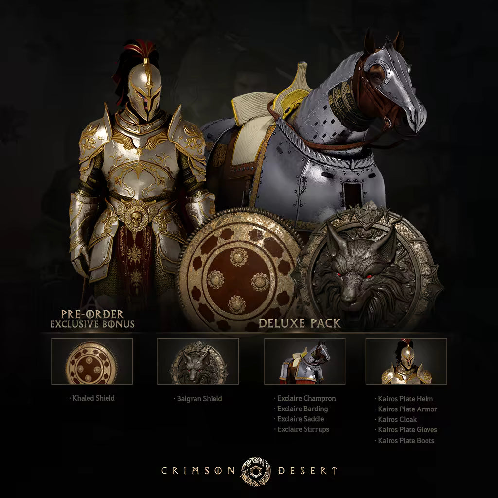 Crimson Desert Deluxe Edition (Code in a Box) (PC) - Windows (Steam) - PREORDER