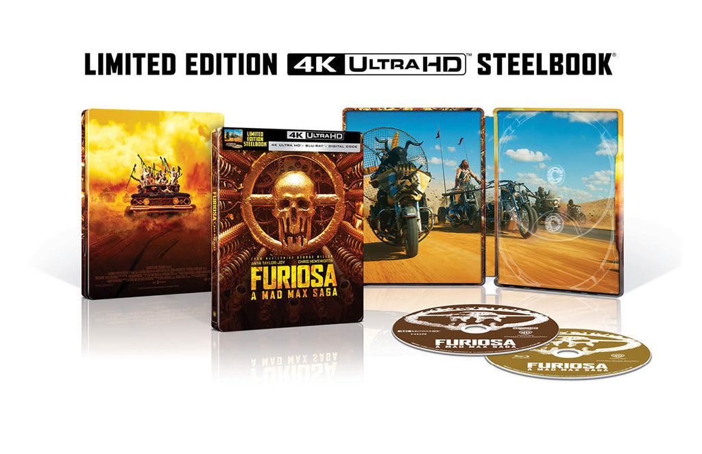 Furiosa : Un Steelbook Mad Max Saga (4K Ultra HD + Blu-ray + Numérique)