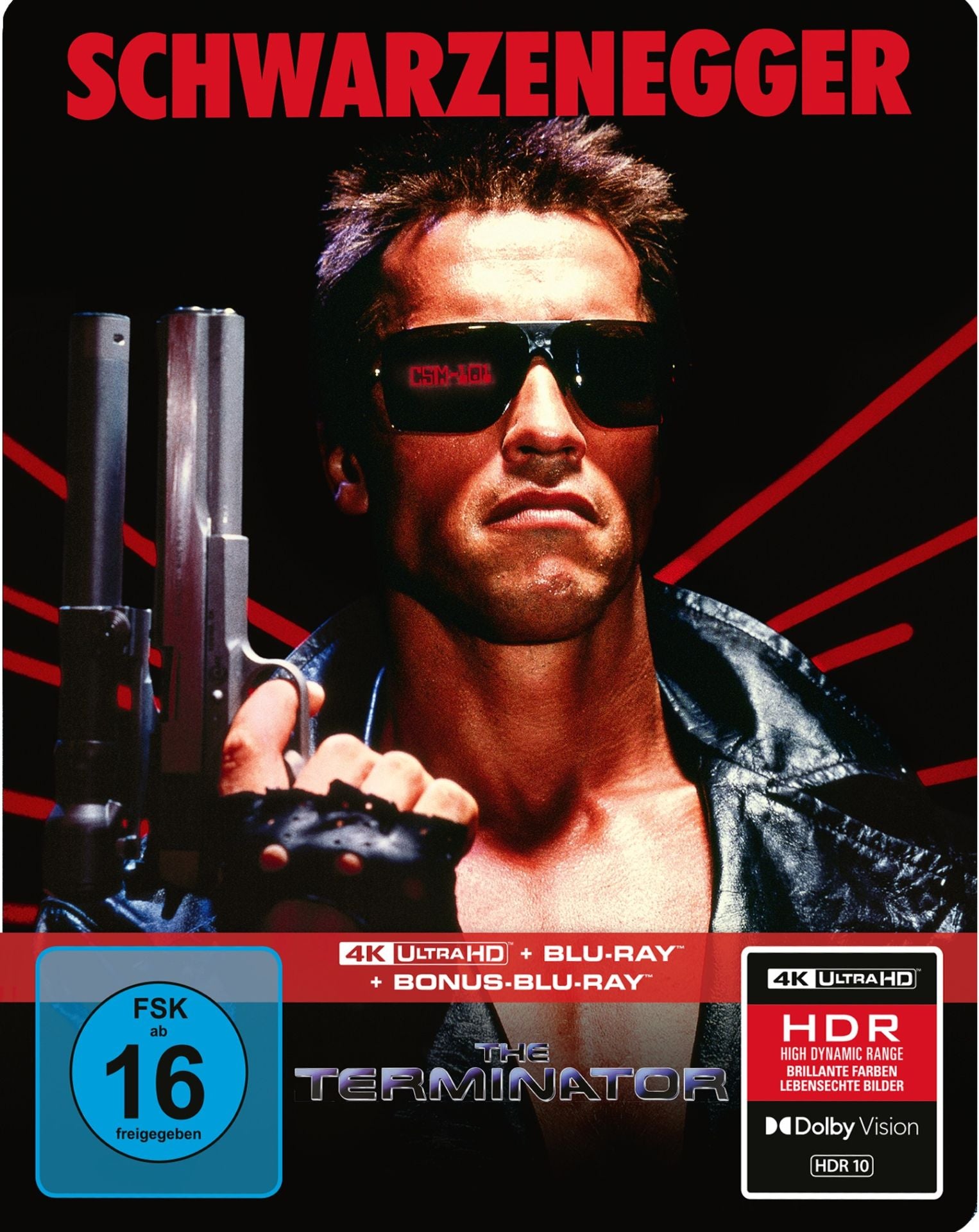 The Terminator ICONART™ - Cover A with 4K Blu-ray Steelbook Limited Box Set Edition - PREORDER