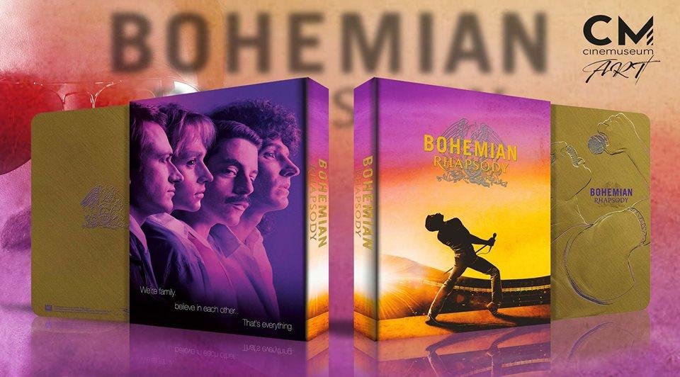Bohemian Rhapsody Cinemusem CMA#09 Blu-ray Steelbook Lenticulaire Full Slip