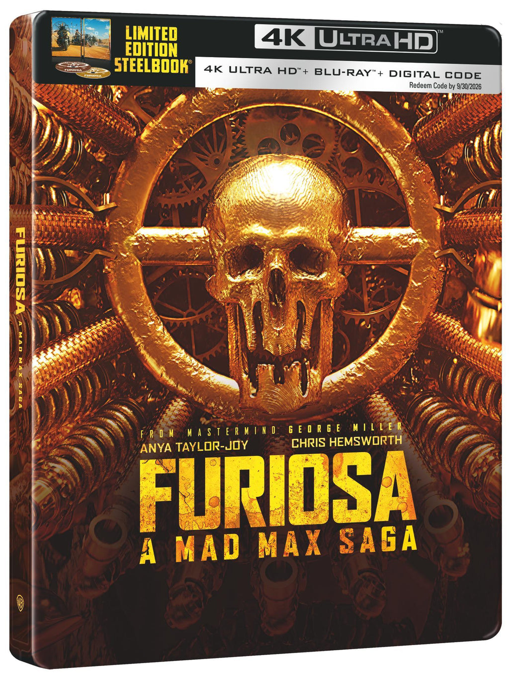 Furiosa : Un Steelbook Mad Max Saga (4K Ultra HD + Blu-ray + Numérique)