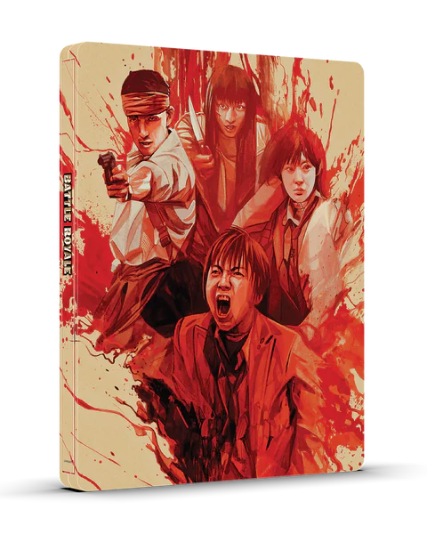 Battle Royale 25th Anniversary Edition 4K Blu-ray Steelbook  (4K Ultra HD + Blu-ray + Digital) + T-Shirt Bundle - PREORDER