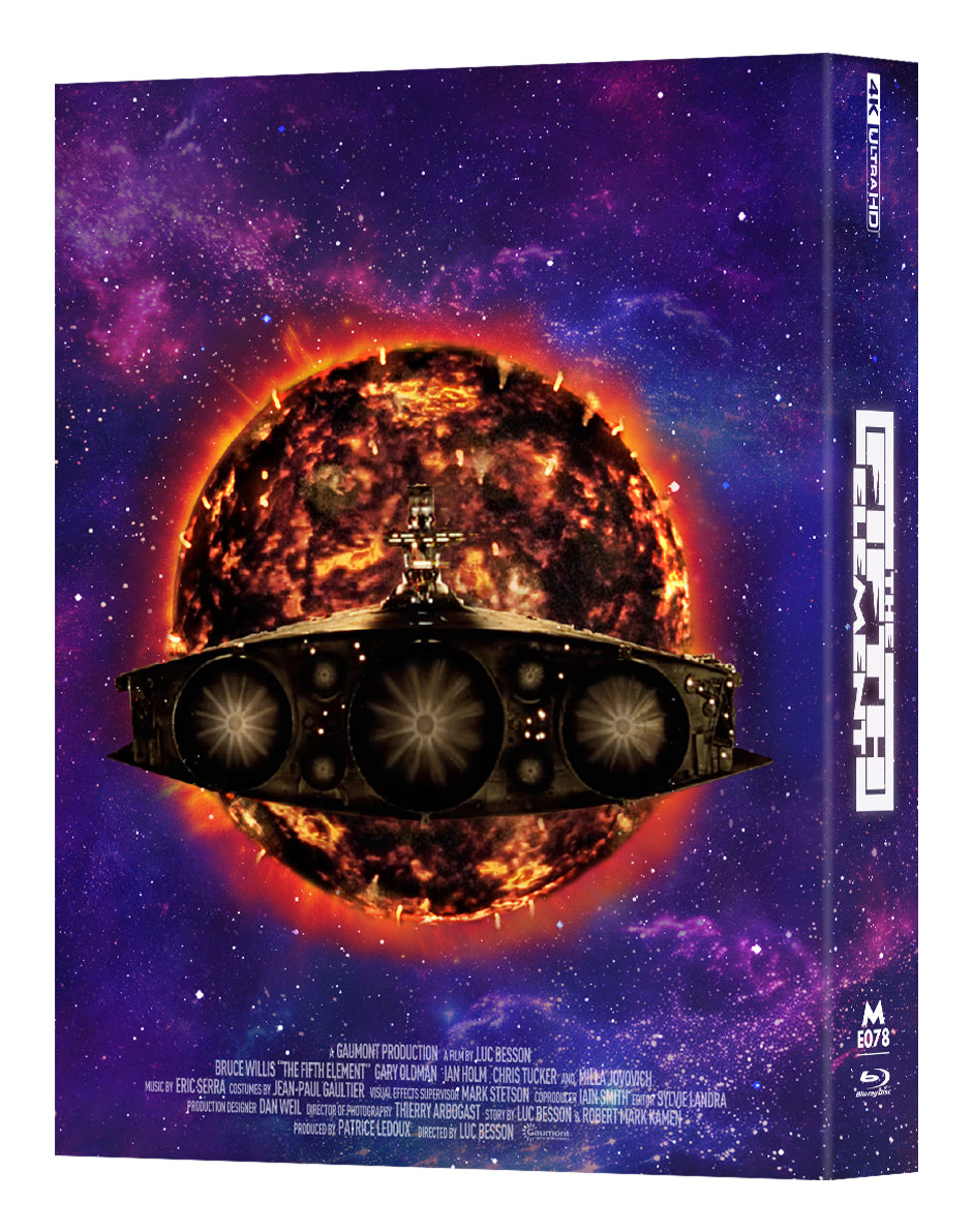 Le Cinquième Élément 4K Blu-ray Steelbook Manta Lab Exclusive ME#78 Double Lenticulaire Fourreau Intégral B