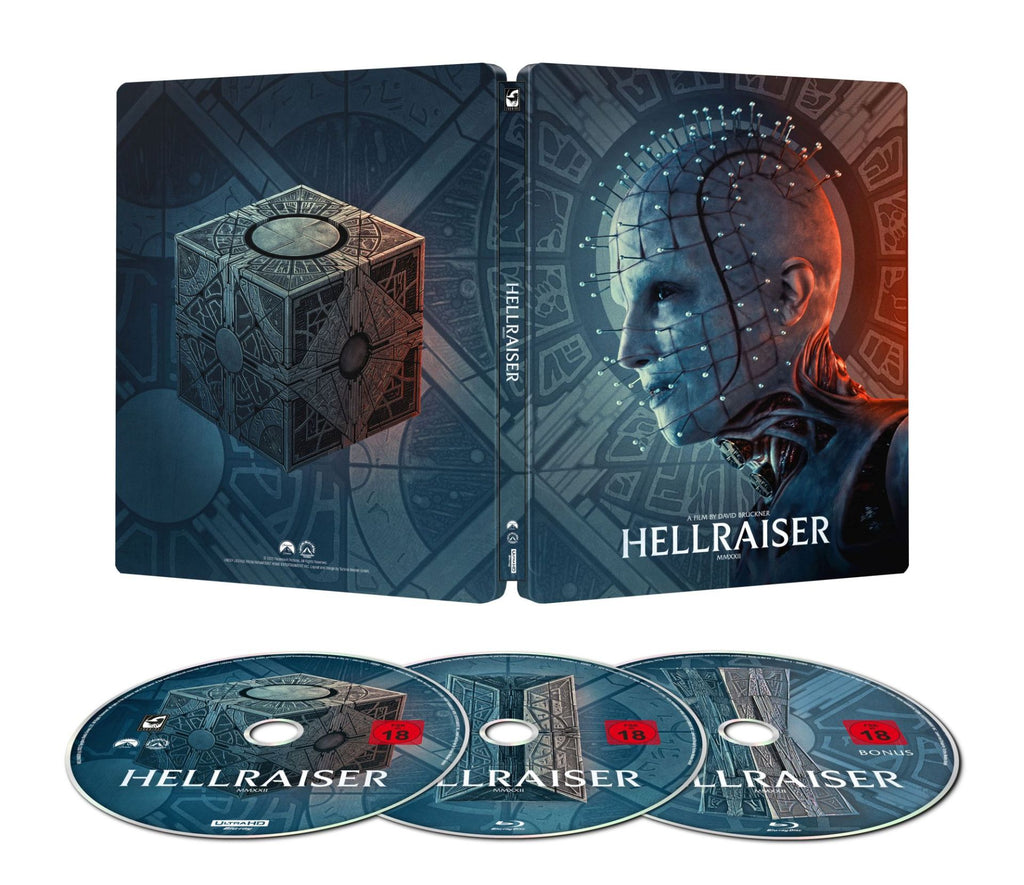 Hellraiser - Das Schloss zur Hölle (Hellraiser 2022) 4K UHD + Blu-Ray + Bonus Blu-ray Steelbook Limited Edition (Germany Import)