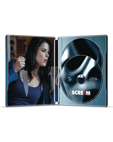 Scream 4 4K Blu-ray Steelbook  (4K Ultra HD + Blu-ray + Digital) - PREORDER