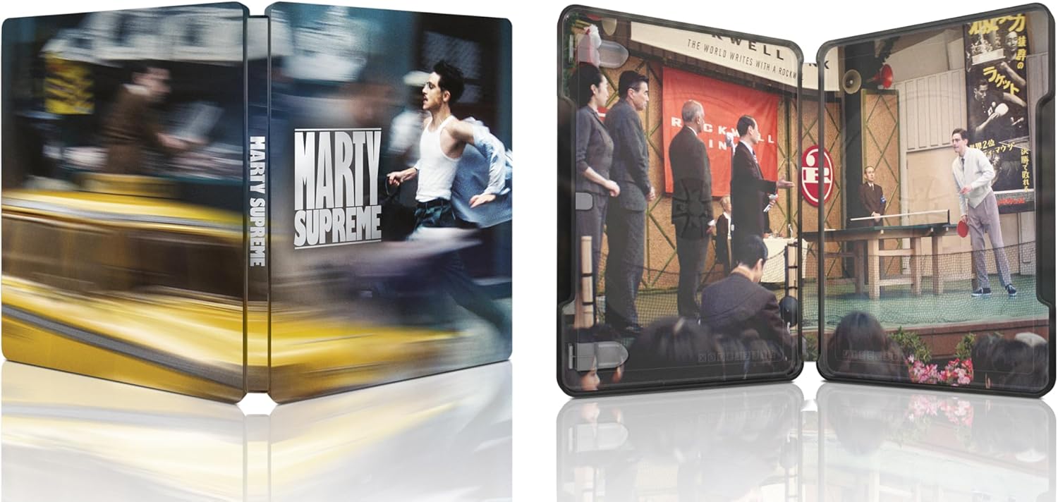 Marty Supreme 4K Blu-ray Steelbook Limited Collector's Edition (France Import) - PREORDER