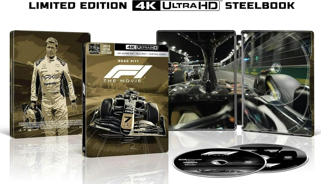 F1 : Le Film Édition Limitée Steelbook 4K (4K Ultra HD + Blu-ray + Numérique)