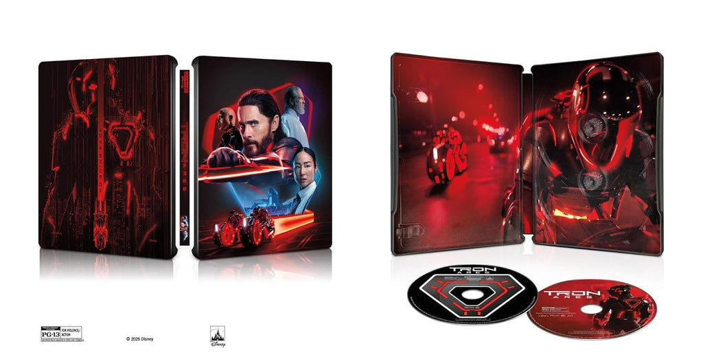 Tron : Ares 4K Ultra HD Steelbook + Blu-ray + Digital 4K - PRÉCOMMANDE