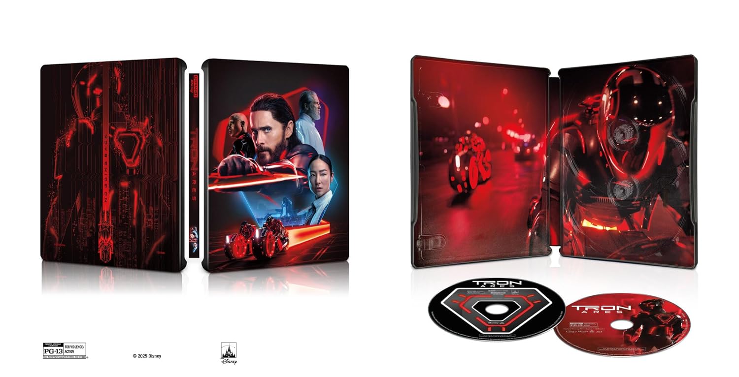 Tron : Ares 4K Ultra HD Steelbook + Blu-ray + Digital 4K - PRÉCOMMANDE