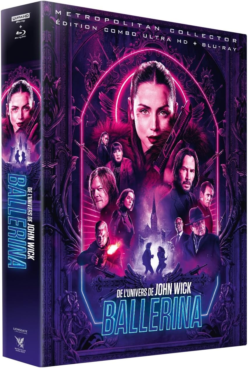 De l'univers de John Wick : Ballerina, édition collector limitée Blu-ray Steelbook 4K